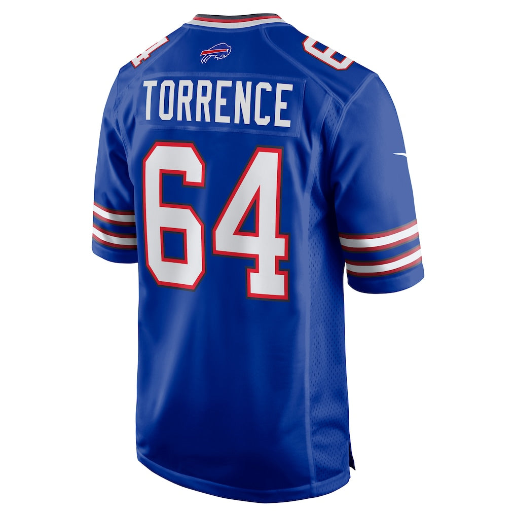 harde B.Bills #64 O'Cyrus Torrence Royal Home Game Jersey