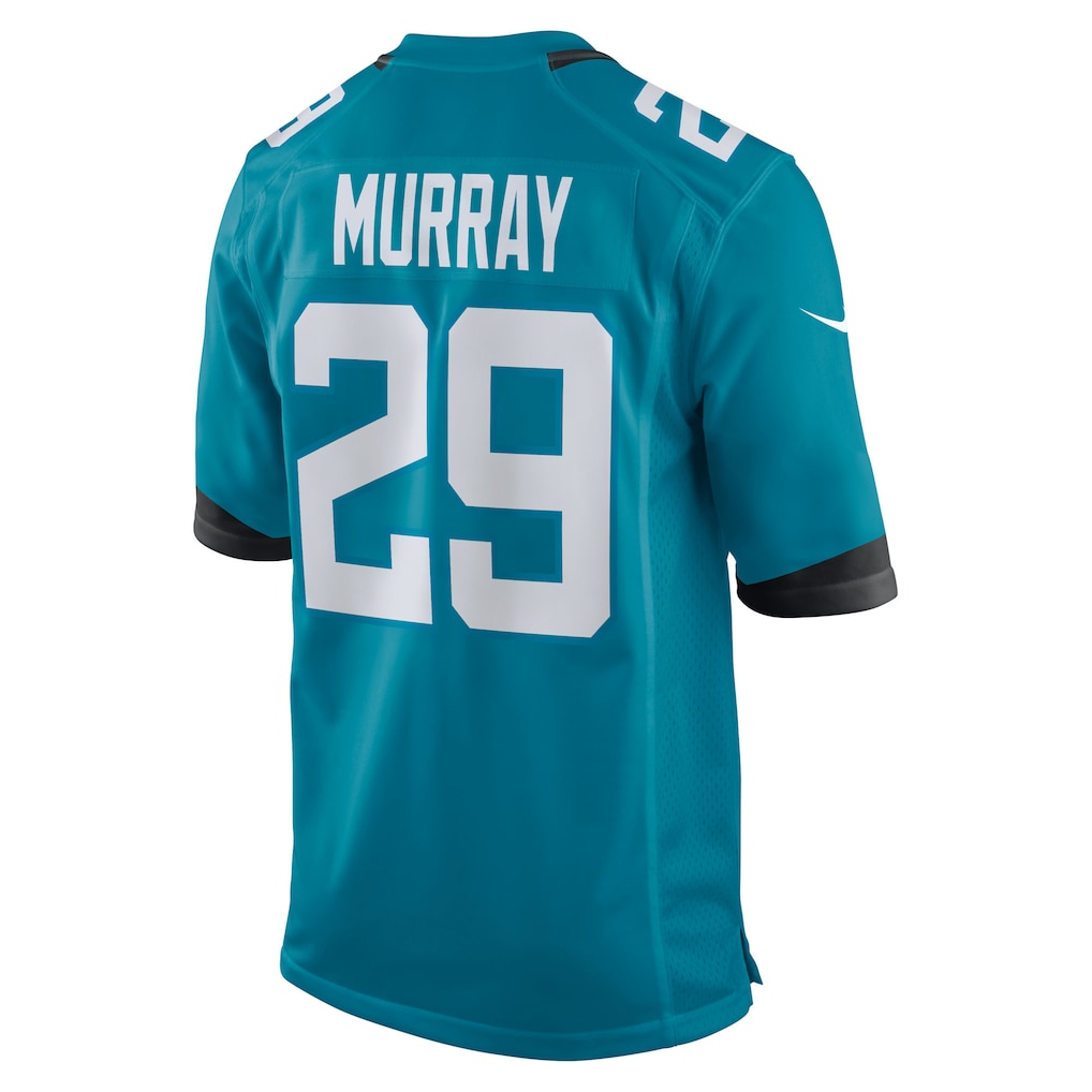 harde J.Jaguars #29 Eric Murray Teal Team Game Jersey