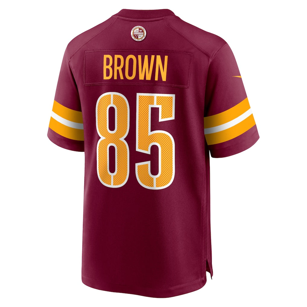 harde W.Commanders #85 Noah Brown Burgundy Game Jersey