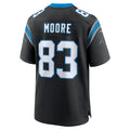 harde C.Panthers #83 David Moore Black Game Jersey
