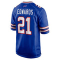 harde B.Bills #21 Mike Edwards Royal Game Jersey