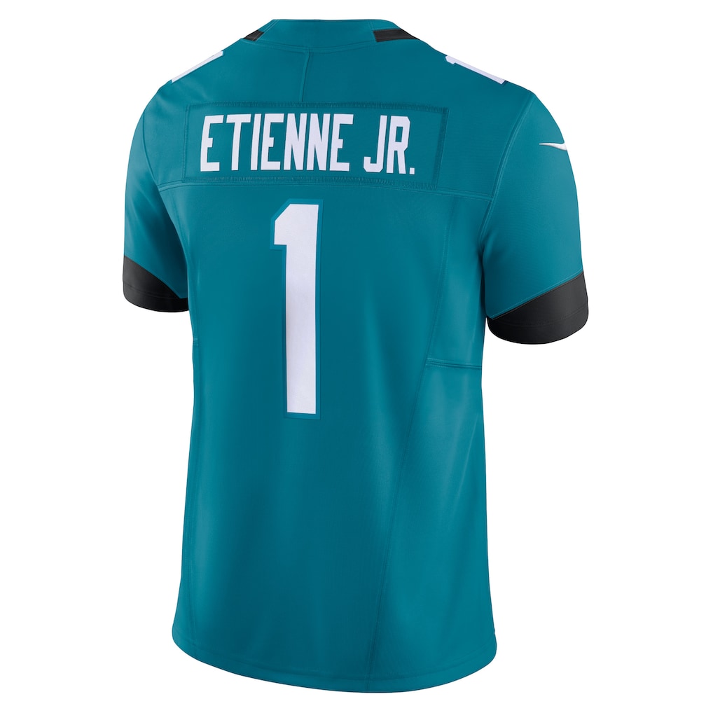 harde J.Jaguars #1 Travis Etienne Jr Teal Vapor F.U.S.E. Limited Jersey