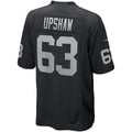 harde LV.Raiders #63 Gene Upshaw Black Game Retired Player Jersey