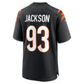 harde C.Bengals #93 McKinnley Jackson Black Game Jersey
