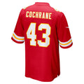 harde KC.Chiefs #43 Jack Cochrane Red Game Player Jersey