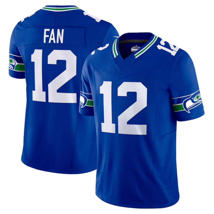 harde #12 12th Fan Player S.Seahawks Royal Vapor F.U.S.E. Limited Stitched Jerseys