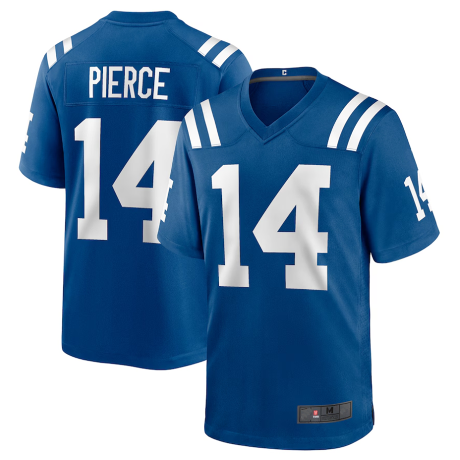 harde #14 Alec Pierce Player IN.Colts Player Game Stitched Jerseys - Royal