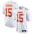 harde #15 Patrick Mahomes Player KC.Chiefs Carbon White Fashion Game Stitched Jerseys