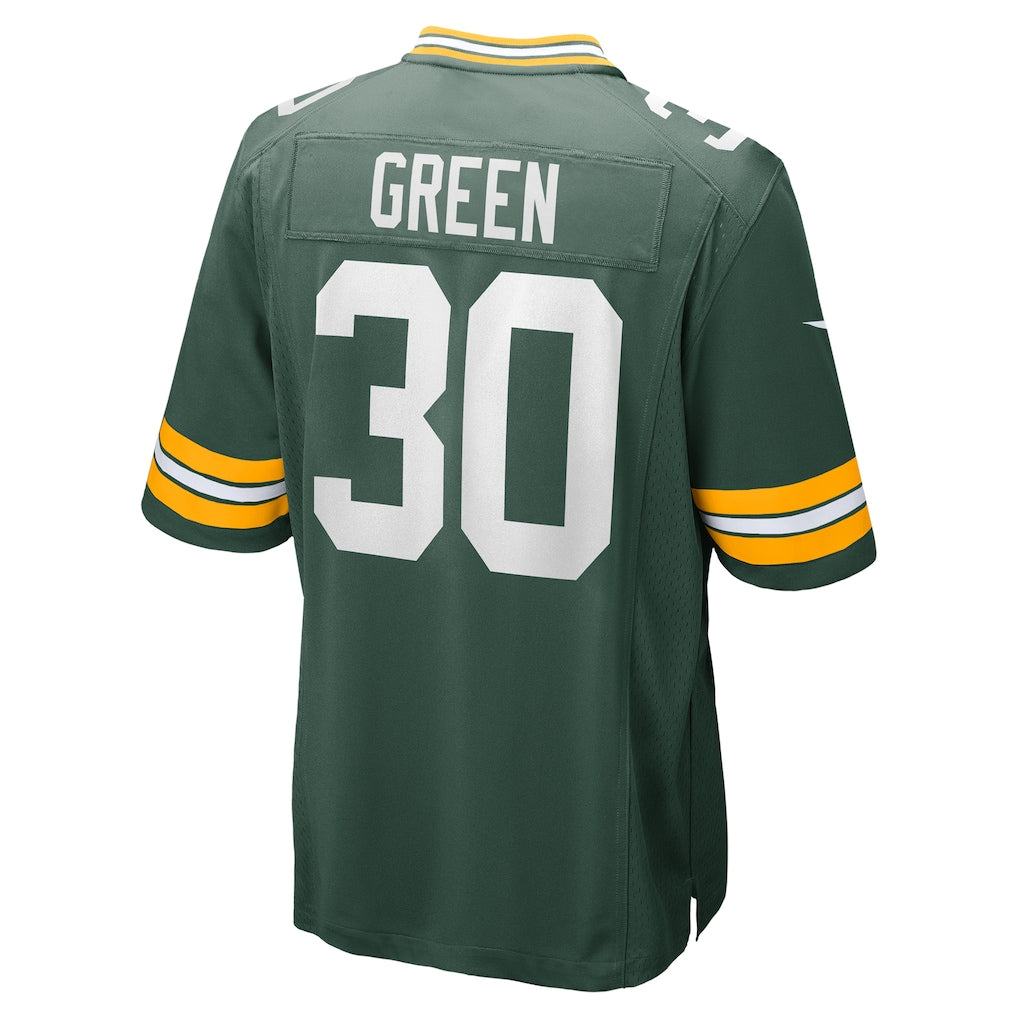 harde GB.Packers #30 Ahman Green Green Team Retired Player Game Jersey