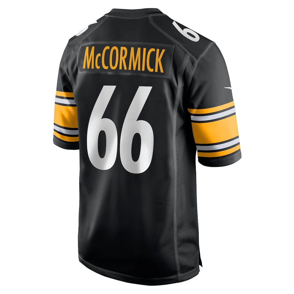harde P.Steelers #66 Mason McCormick Black Game Jersey