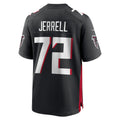 harde A.Falcons #72 Michael Jerrell Black Team Game Jersey