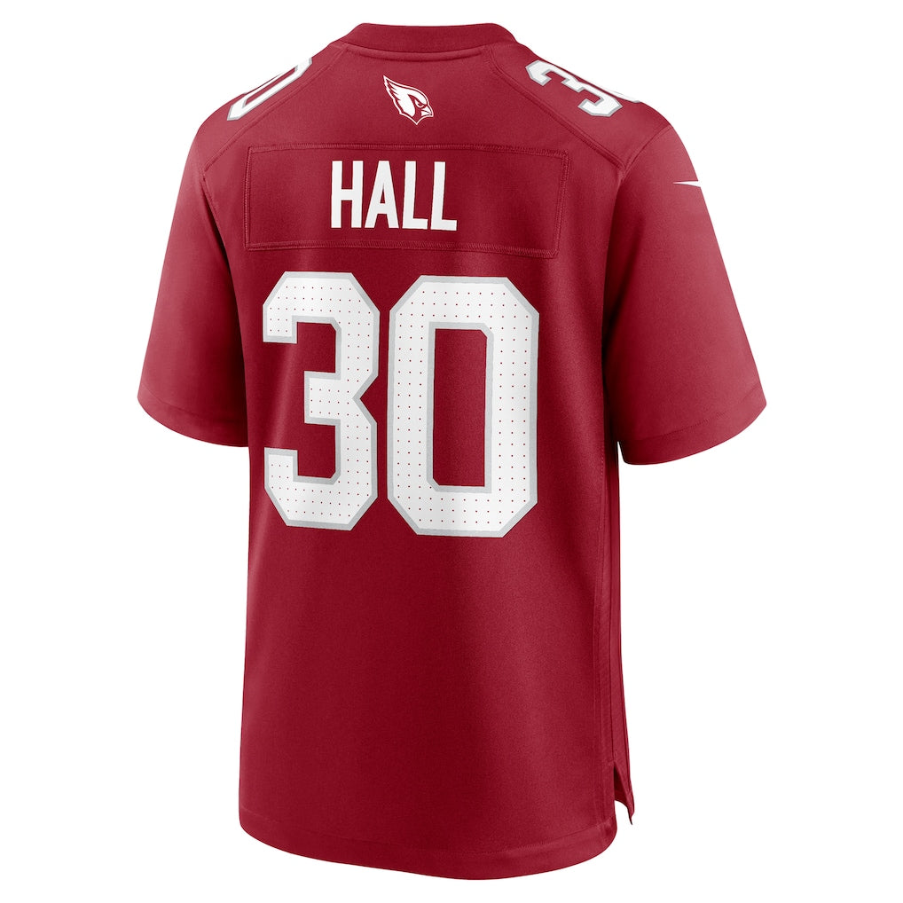 harde A.Cardinals #30 Darren Hall Cardinal Team Game Jersey