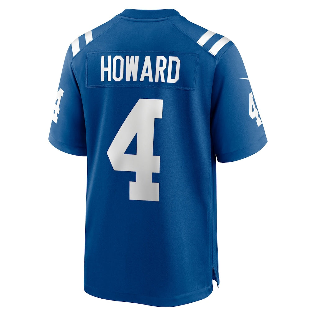 harde IN.Colts #4 Xavien Howard Royal Team Game Jersey