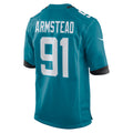 harde J.Jaguars #91 Arik Armstead Teal Team Game Jersey