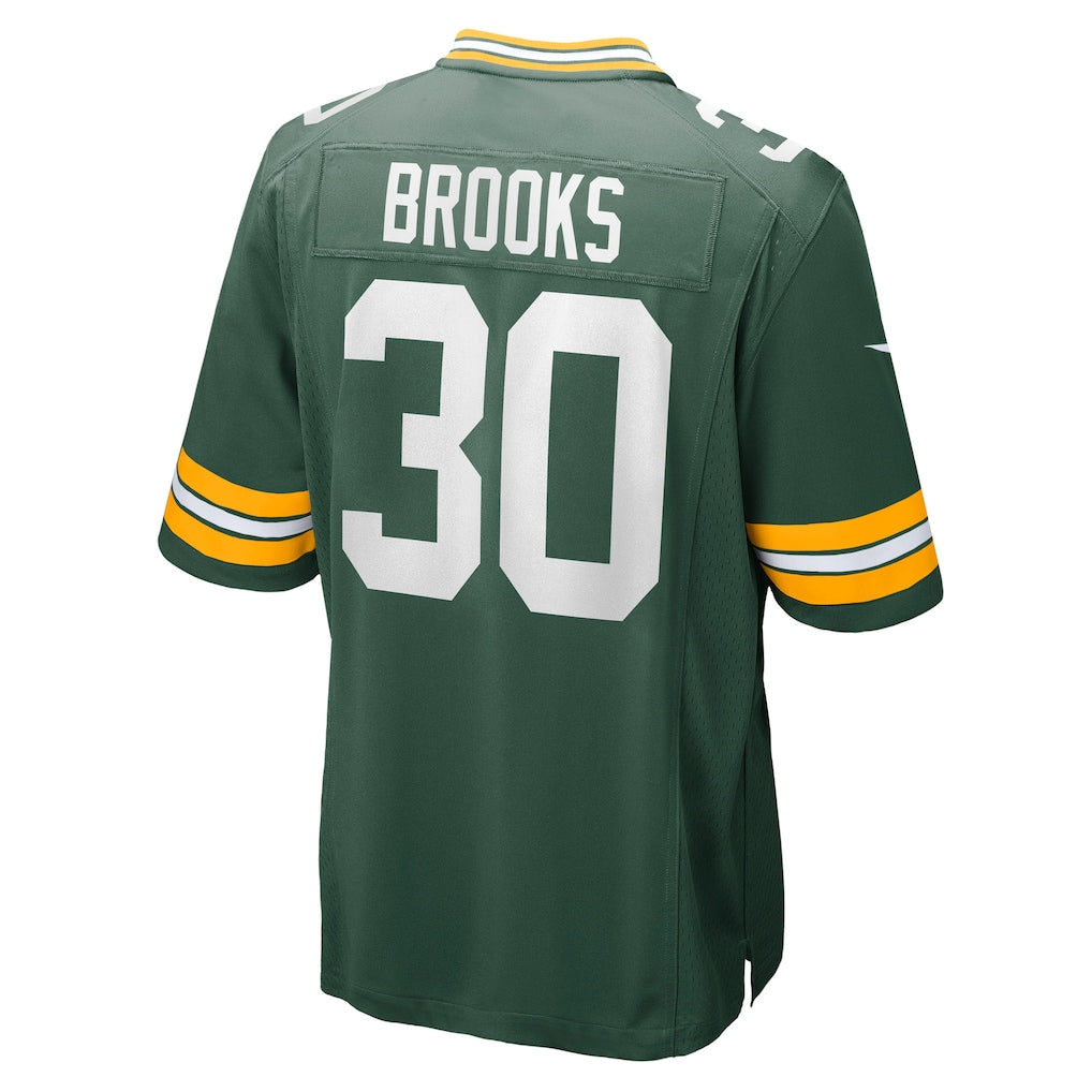 harde GB.Packers #30 Chris Brooks Green Team Game Jersey