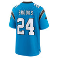 harde C.Panthers #24 Jonathon Brooks Blue Alternate Game Player Jersey