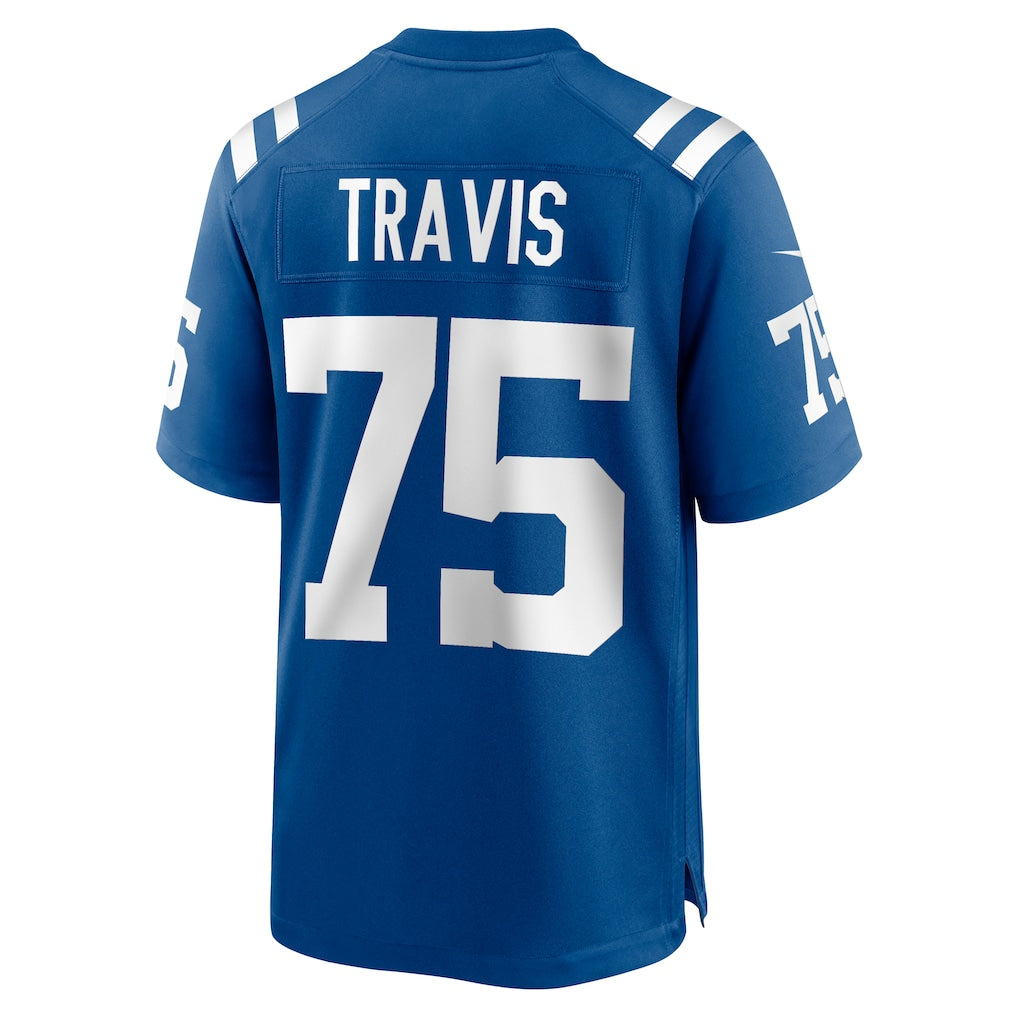 harde IN.Colts #75 Jalen Travis Royal Team Game Jersey