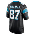 harde C.Panthers #87 Muhsin Muhammad Black Retired Player Jersey