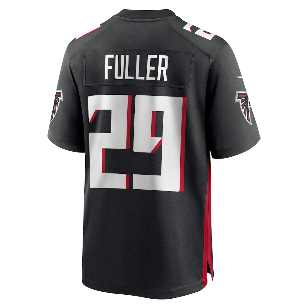 harde A.Falcons #29 Jordan Fuller Black Team Game Jersey