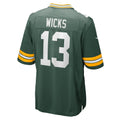harde GB.Packers #13 Dontayvion Wicks Green Game Jersey