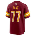 harde W.Commanders #77 George Fant Burgundy Team Game Jersey