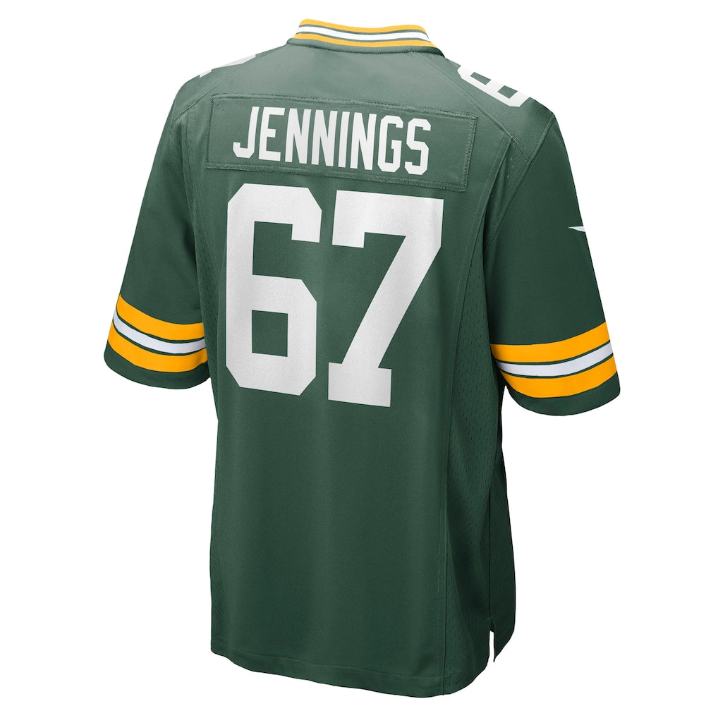 harde GB.Packers #67 Donovan Jennings Green Game Jersey