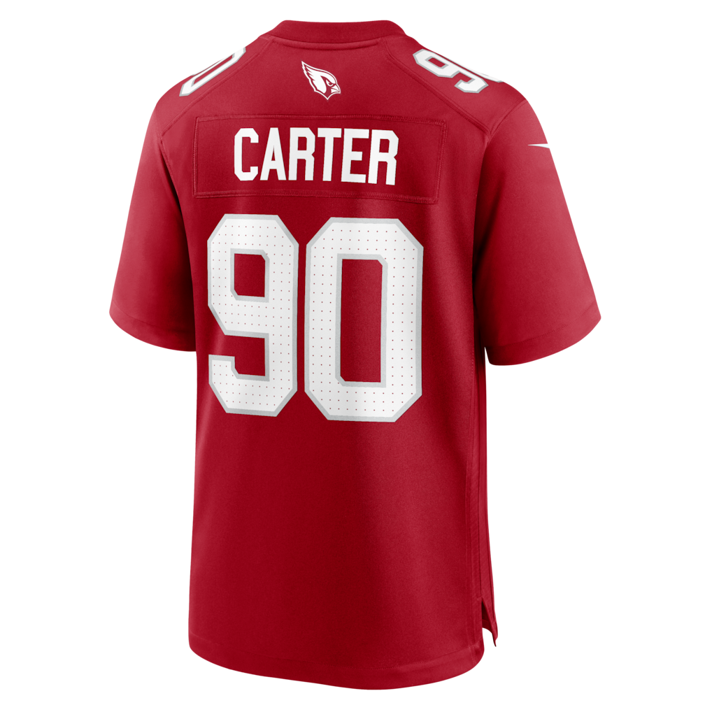harde A.Cardinals #90 Zach Carter Cardinal Team Game Jersey