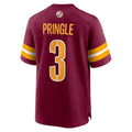 harde W.Commanders #3 Byron Pringle Burgundy Game Jersey