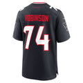 harde H.Texans #74 Cam Robinson Navy Team Game Jersey