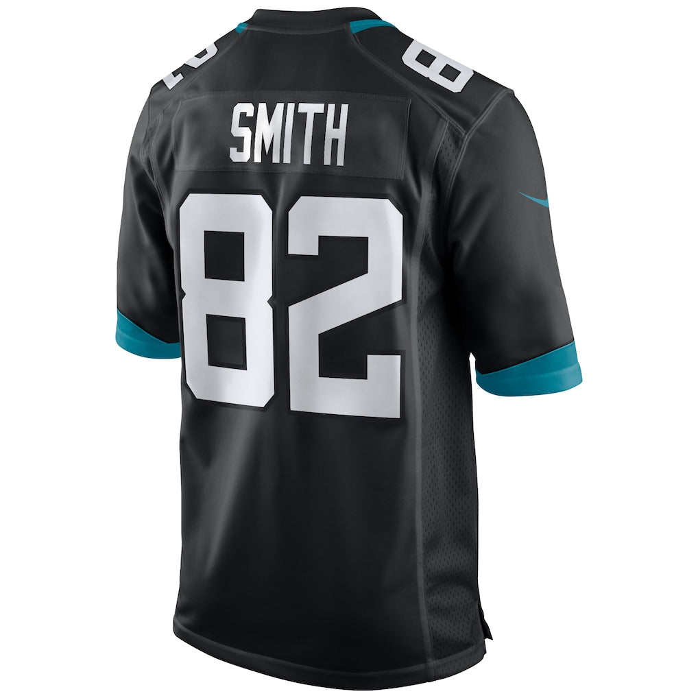 harde J.Jaguars #82 Jimmy Smith Black Retired Player Alternate Game Jersey