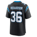 harde C.Panthers #36 Demani Richardson Black Team Game Jersey