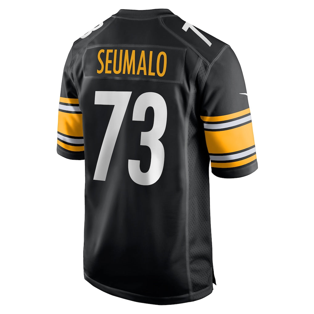 harde P.Steelers #73 Isaac Seumalo Black Game Jersey