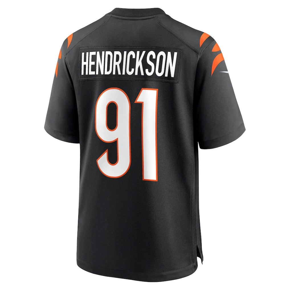 harde C.Bengals #91 Trey Hendrickson Black Game Jersey