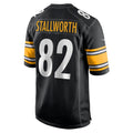 harde P.Steelers #82 John Stallworth Black Retired Player Jersey