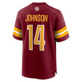 harde W.Commanders #14 Josh Johnson Burgundy Team Game Jersey