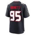 harde H.Texans #95 Derek Barnett Navy Team Game Jersey