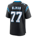 harde C.Panthers #77 Yosh Nijman Black Game Jersey