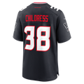 harde H.Texans #38 Zion Childress Navy Team Game Jersey