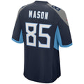 harde T.Titans #85 Derrick Mason Navy Game Retired Player Jersey