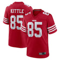 harde SF.49ers #85 George Kittle Player Scarlet Player Game Stitched Jerseys