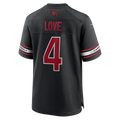 harde A.Cardinals #4 Jeremiyah Love Black Game Player Stitched Jerseys