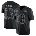 harde SF.49ers #13 Brock Purdy Player Black Limited 2026 Salute to Service Home Game Stitched Jerseys