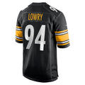 harde P.Steelers #94 Dean Lowry Black Game Jersey