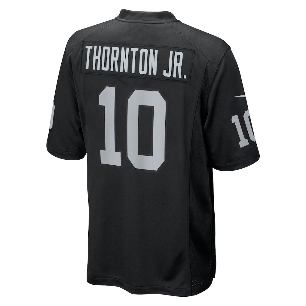 harde LV.Raiders #10 Dont'e Thornton Jr. Black Team Game Jersey