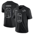 harde D.Lions #0 Jahmyr Gibbs Player Black Limited 2026 Salute to Service Home Game Stitched Jerseys