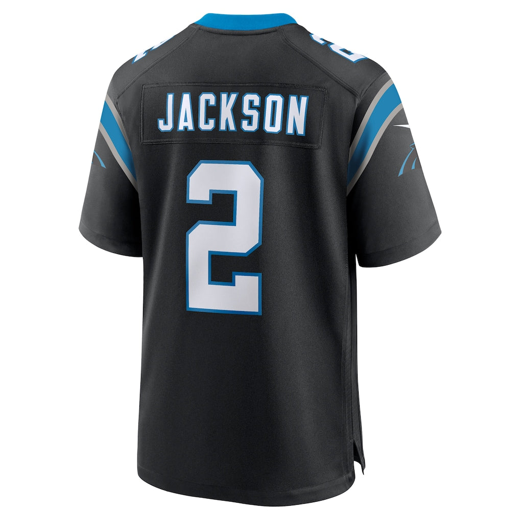 harde C.Panthers #2 Mike Jackson Black Game Jersey