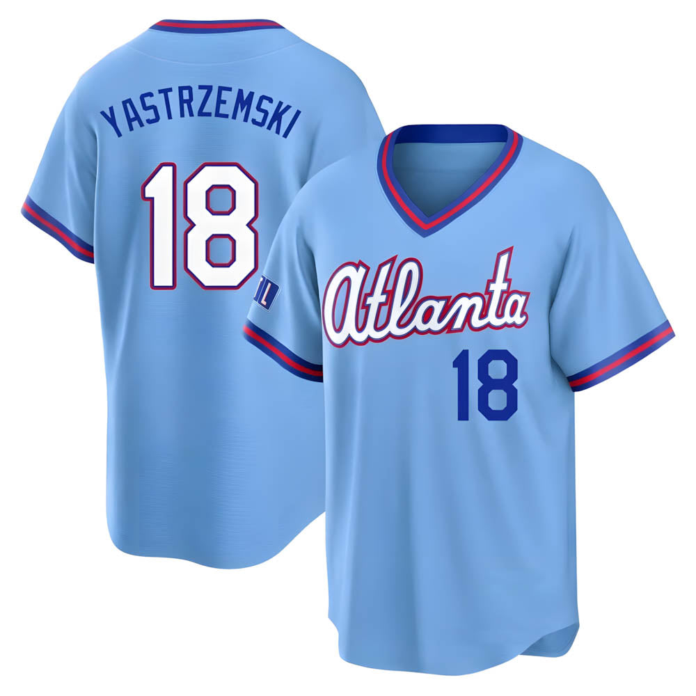 harde A.Braves #18 Mike Yastrzemski player Blue Limited Powder 2026 City Connect Stadium Stitched Jerseys