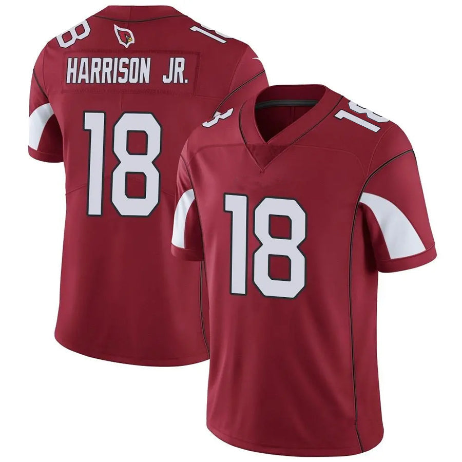 harde A.Cardinals #18 Marvin Harrison Jr. Player Red Limited Vapor Untouchable  Stitched  Jerseys