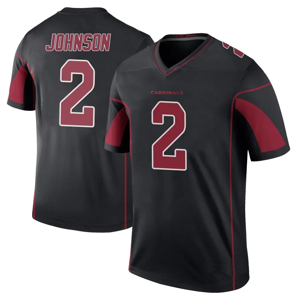 harde A.Cardinals #2 Will Johnson Player Black Color Rush Vapor Limited Untouchable Stitched Jerseys