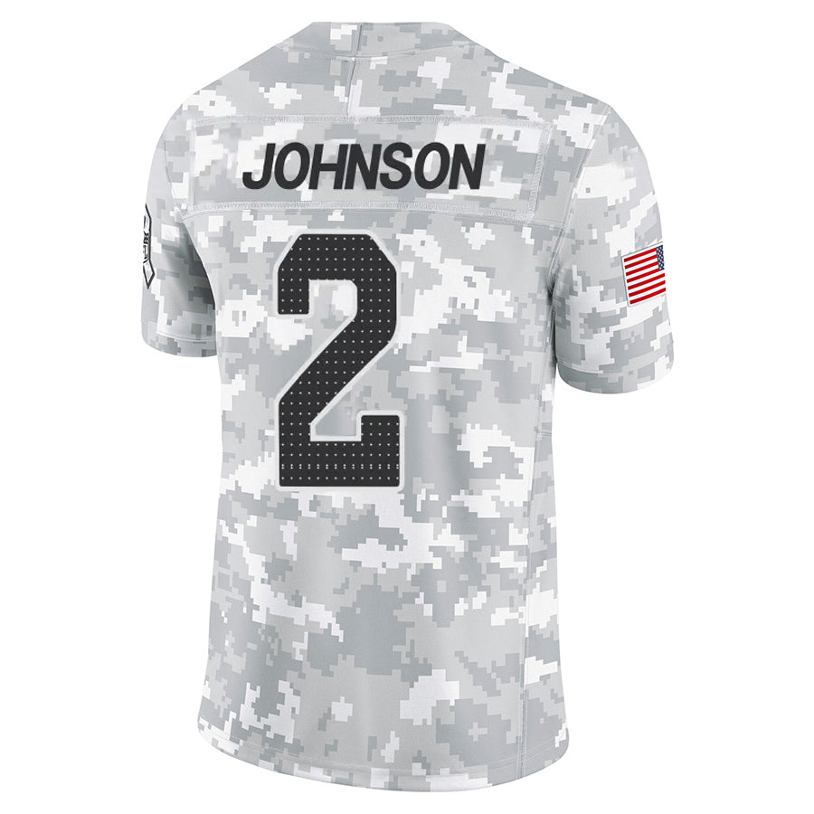 harde A.Cardinals #2 Will Johnson Player Camo Salute to Service Limited Home Stitched Jerseys